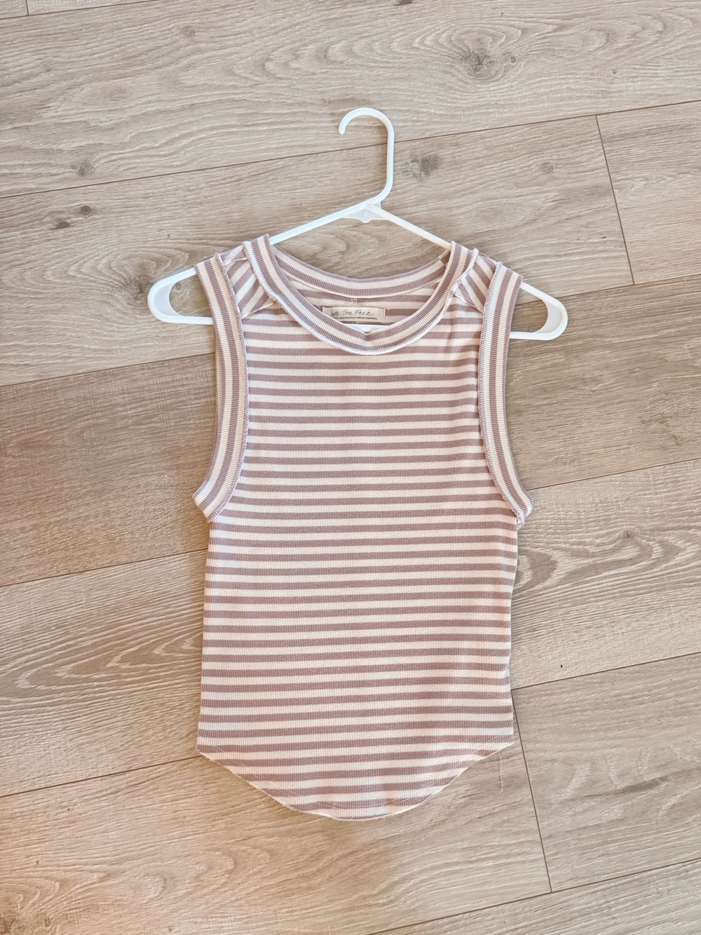 We The Free Kate Stripe Tee Etherea Medium LIKE NEW - Picture 8 of 12
